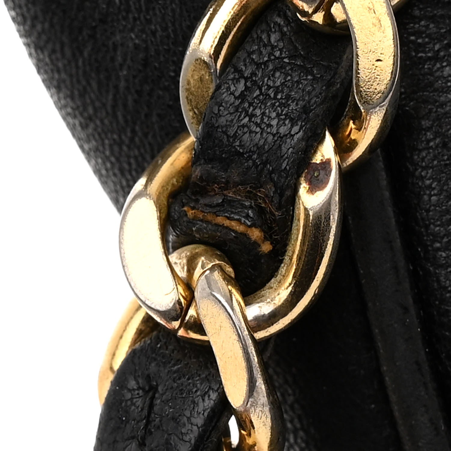 Chanel Lambskin Quilted Shopping Tote Black 17 of 18