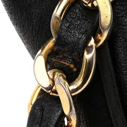 Chanel Lambskin Quilted Shopping Tote Black 17 of 18