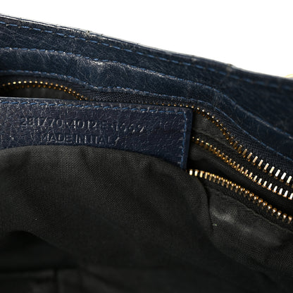 Balenciaga Agneau Giant 12 Gold Hardware City Bleu Obscur 8 of 16