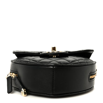 Chanel Lambskin Quilted CC In Love Heart Bag Black 10 of 10