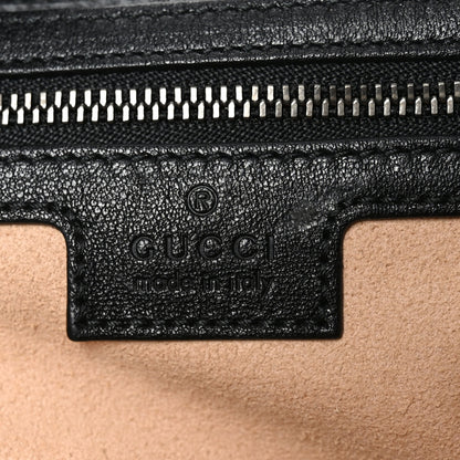 Gucci Goatskin Small GG Monochrome Aphrodite Shoulder Bag Black 6 of 10