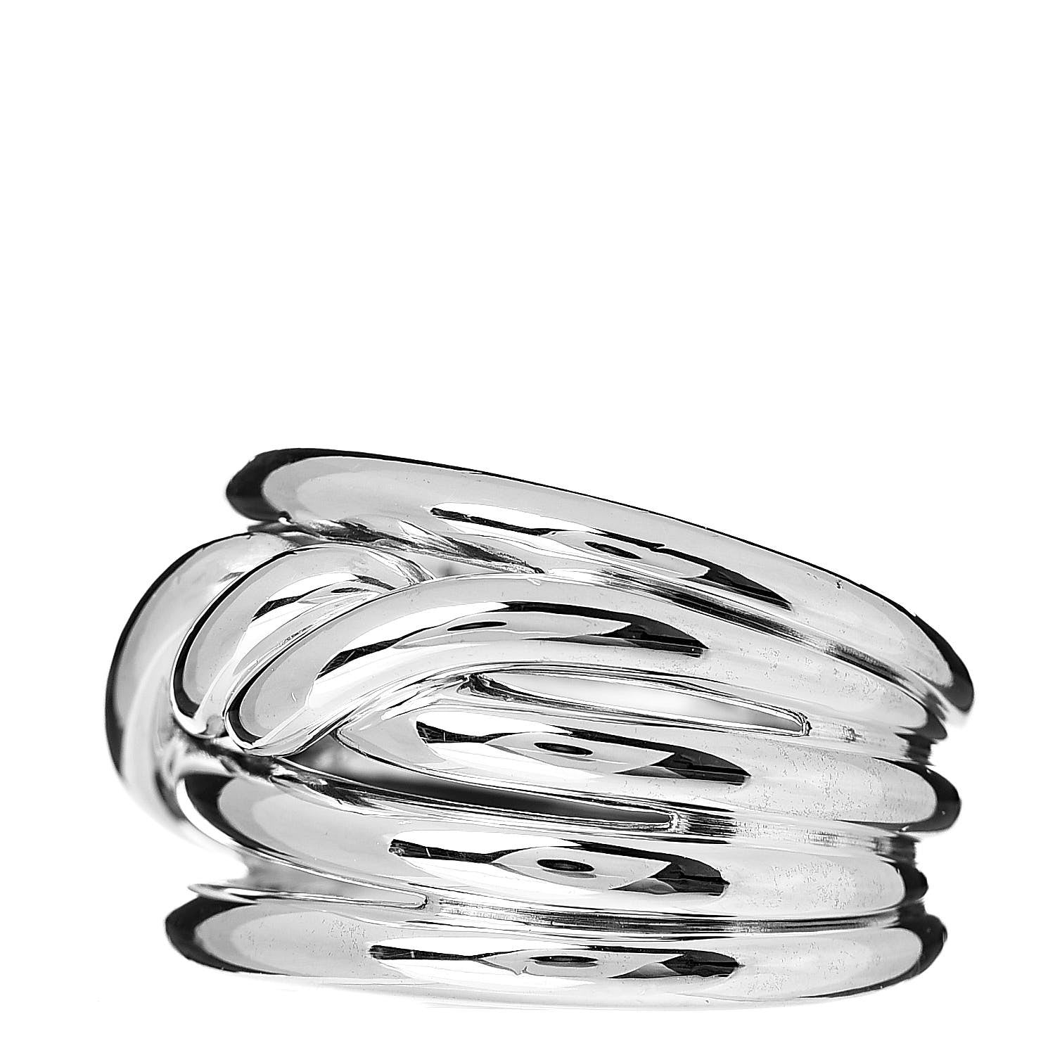 David Yurman Sterling Silver 14mm Continuance Ring 53 6.25 3 of 5