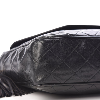 Chanel Lambskin Quilted Tassel Camera Case Black 9 of 10