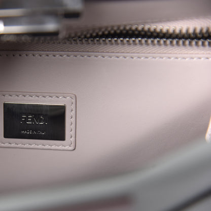Fendi Vitello Seta Shiny Nappa Medium Peekaboo Iconic Satchel Alga Rosa Doll 10 of 12