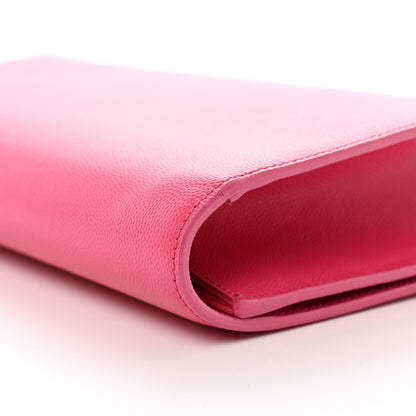 Saint Laurent Grain De Poudre Classic Monogram Cassandre Clutch Lipstick Fuchsia 8 of 9