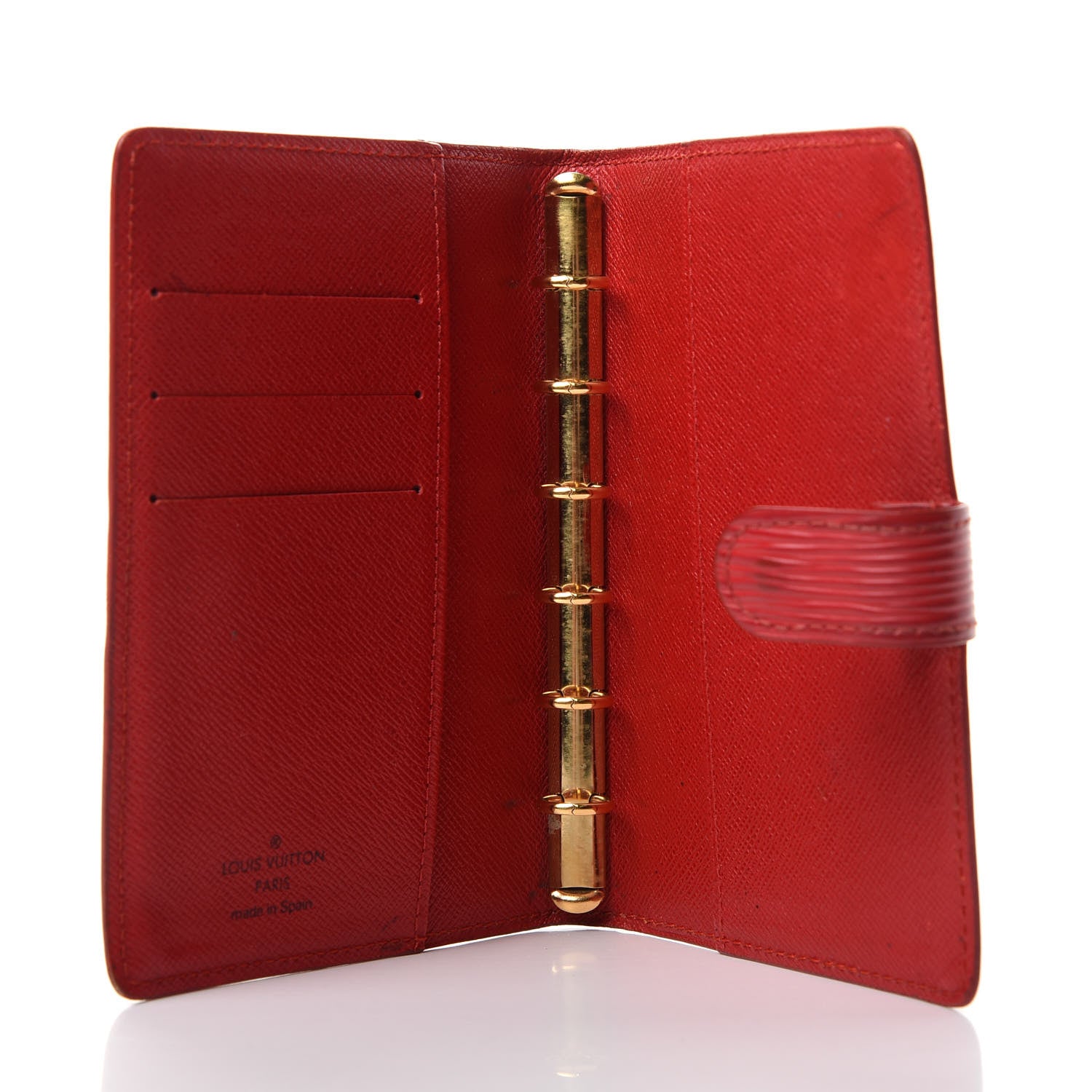 Louis Vuitton Epi Small Ring Agenda Cover Red 5 of 6