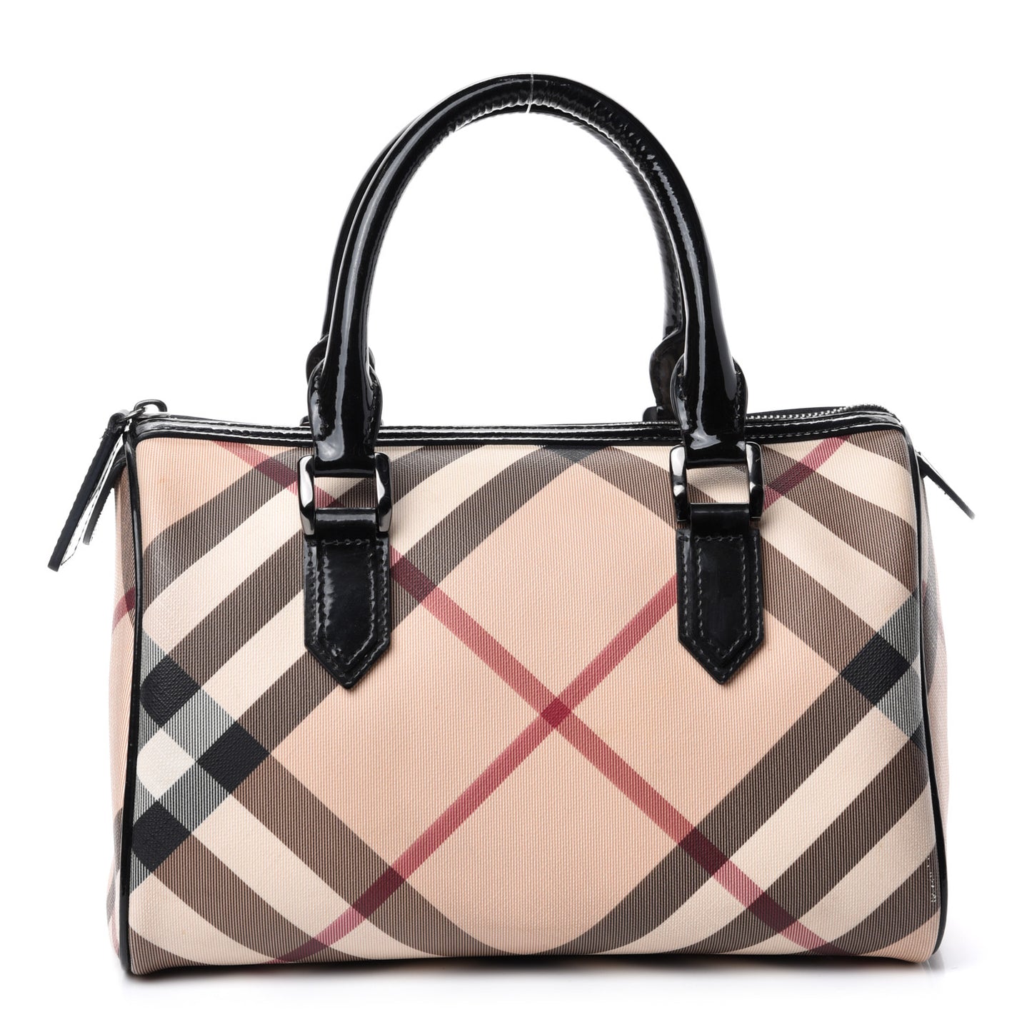 Nova Check Small Chester Bowling Bag Black