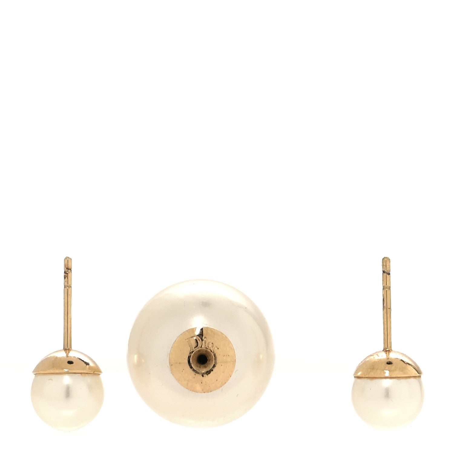 Christian Dior Pearl Mise En Dior Tribal Earring Gold 3 of 5