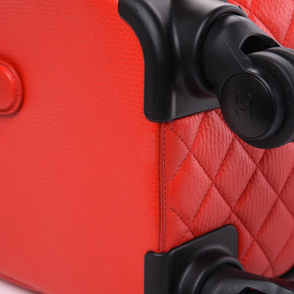 Chanel Calfskin Quilted Coco Case Trolley Red 12 of 14