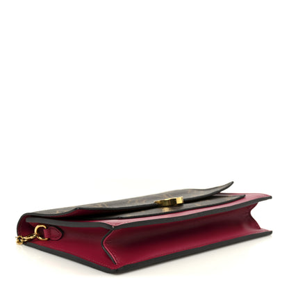 Louis Vuitton Monogram Flore Chain Wallet Fuchsia 4 of 9