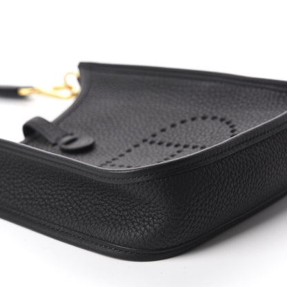 Hermes Taurillon Clemence Evelyne TPM Black 6 of 10