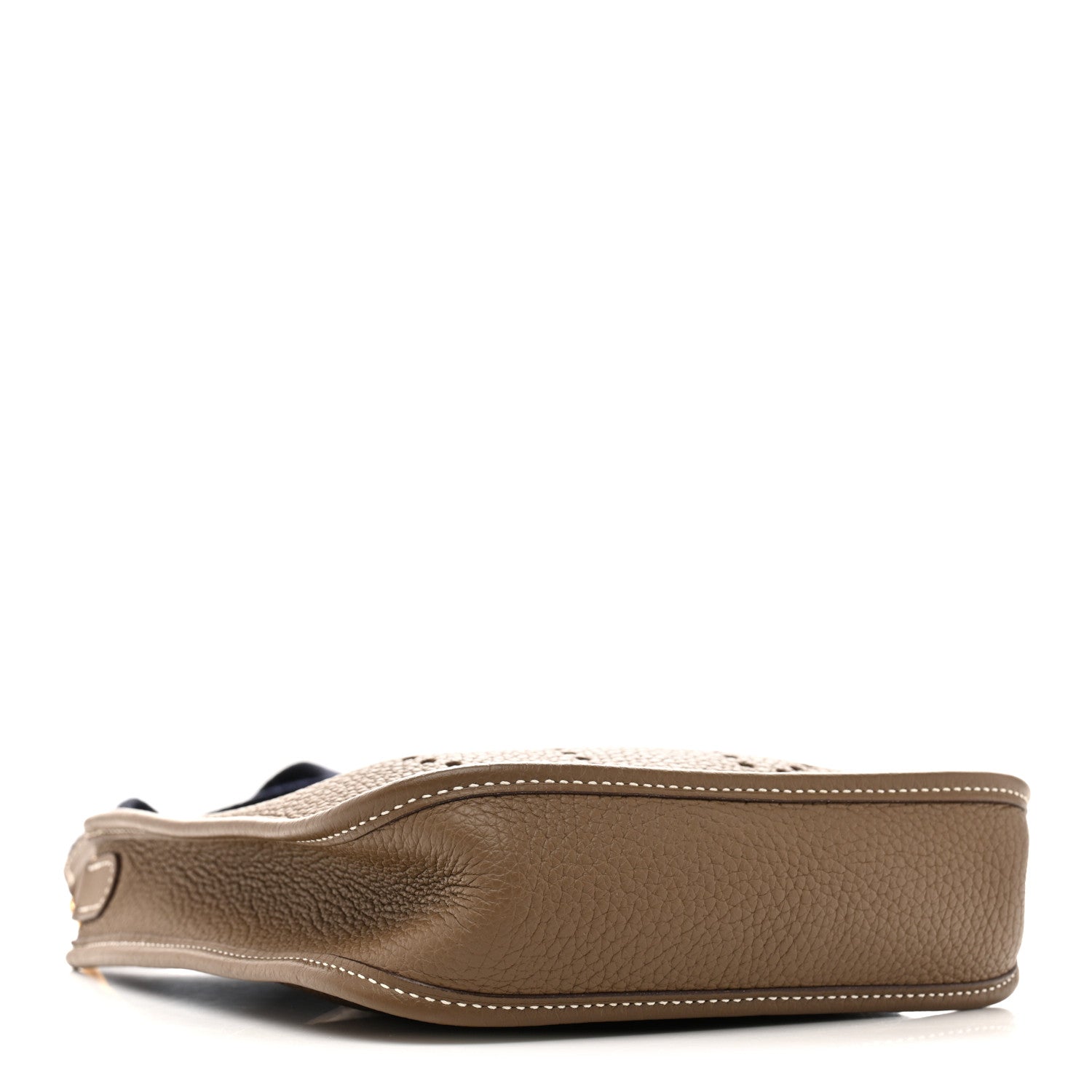 Hermes Taurillon Clemence Amazone Evelyne TPM Etoupe Bleu Indigo 4 of 13