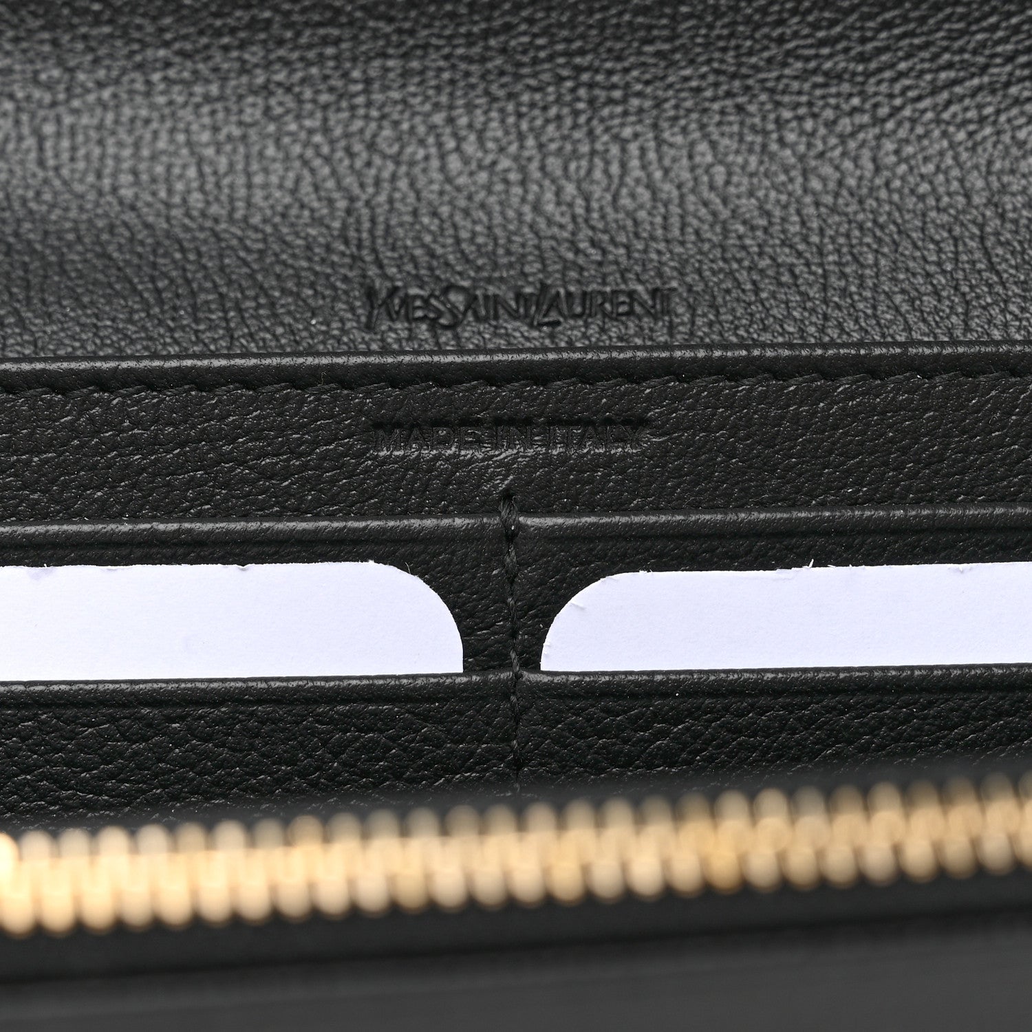 Saint Laurent Chevre Belle De Jour Flap Wallet Black 8 of 8