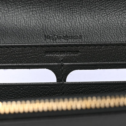 Saint Laurent Chevre Belle De Jour Flap Wallet Black 8 of 8