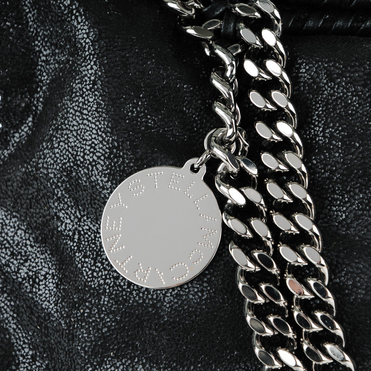 Stella McCartney Shaggy Deer Big Falabella Tote Black 8 of 11