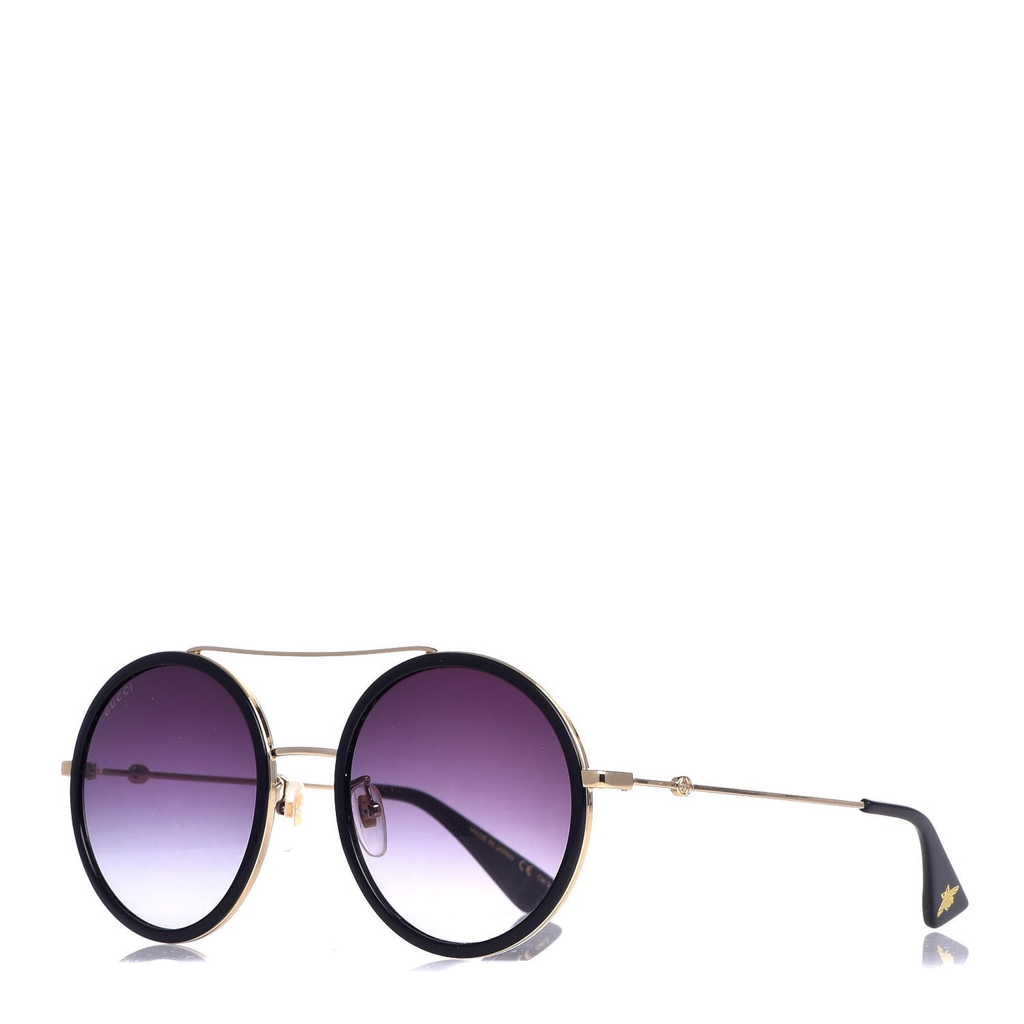 Round Frame Sunglasses GG0061S Black