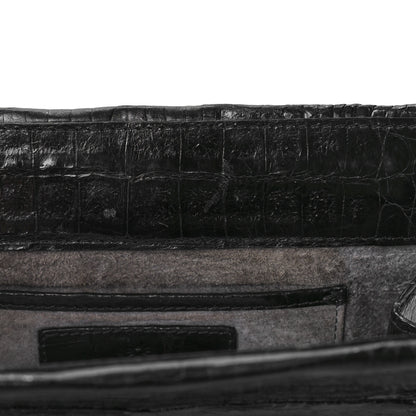 Nancy Gonzalez Crocodile Crossbody Bag Black 9 of 9
