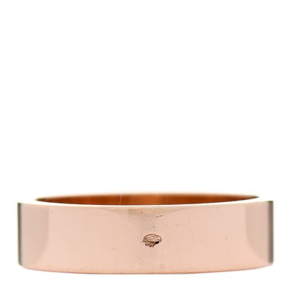 Hermes 18K Rose Gold Diamond PM Kelly Ring 54 6.75 2 of 4