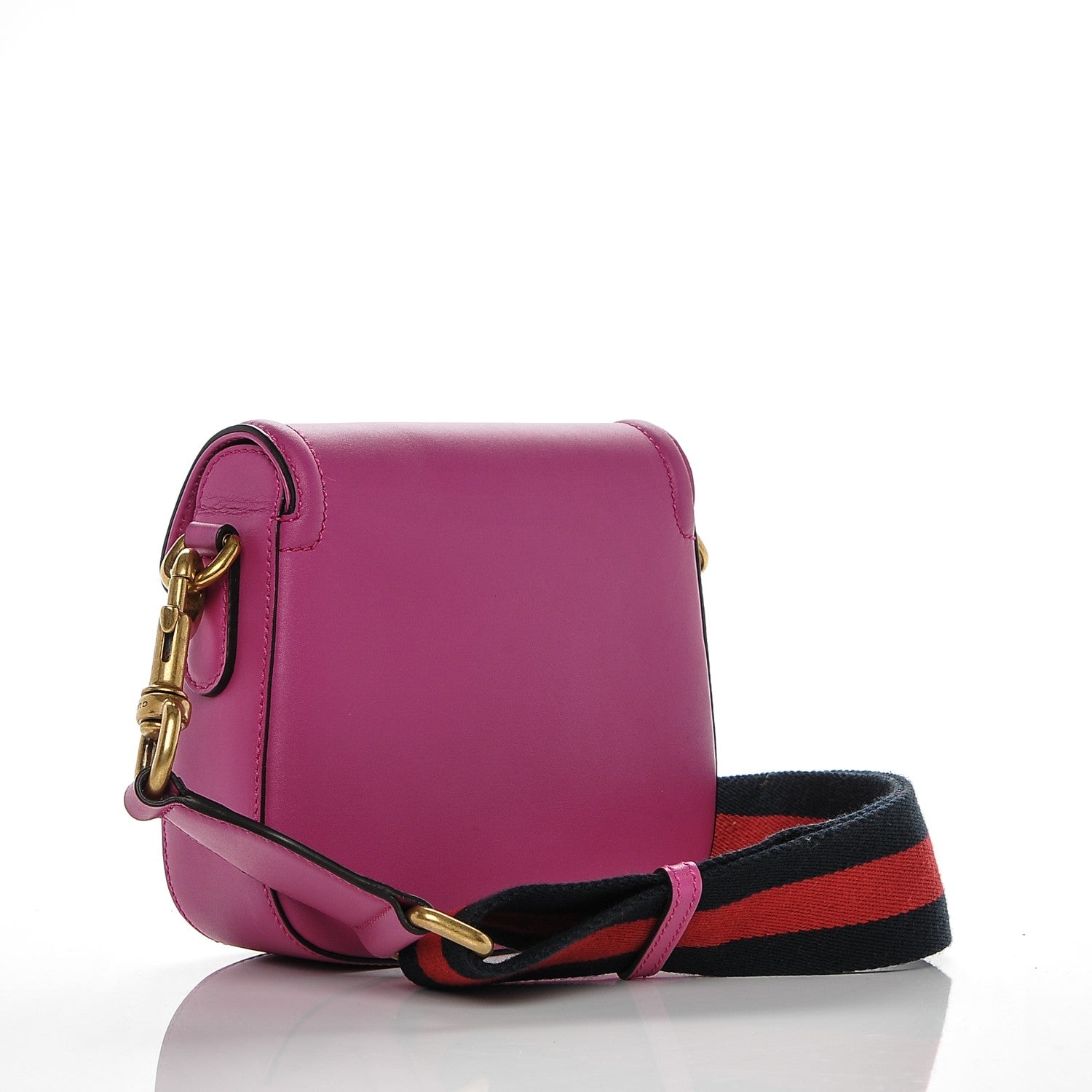 Gucci Ruinart Calfskin Small Lady Web Shoulder Bag New Rosette 3 of 6