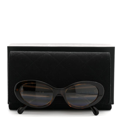 Chanel Acetate Oval Sunglasses 5515 Tortoise 8 of 8