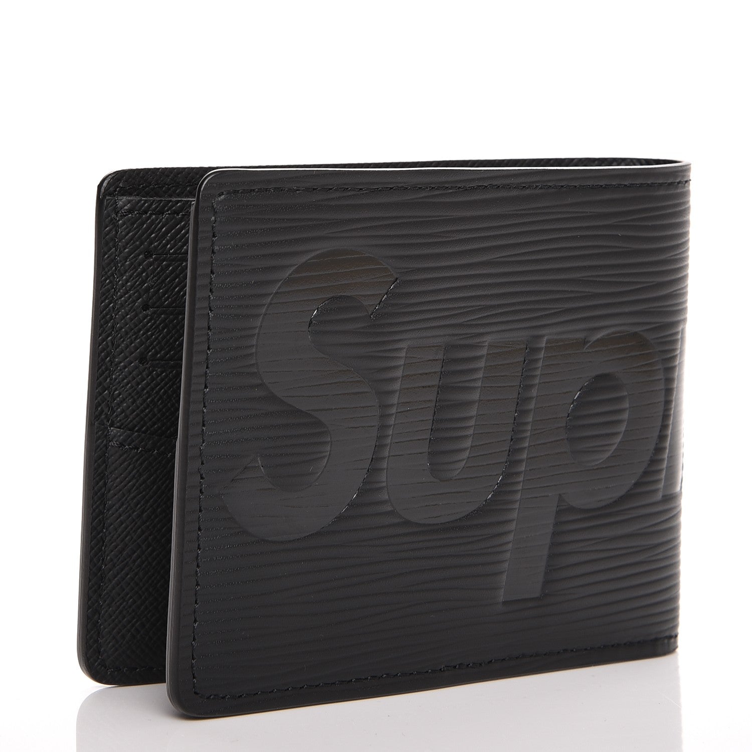 Louis Vuitton X SUPREME Epi Slender Wallet Black 201469 – FASHIONPHILE