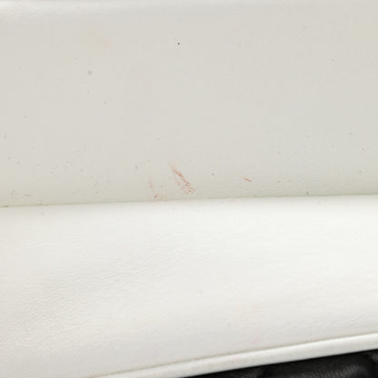 Chanel Lambskin Quilted Flap Black White 11 of 14