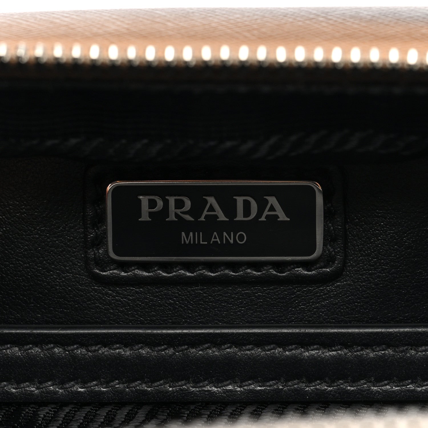 Prada Saffiano Travel Medium Brique Crossbody Bag Cannella 6 of 9