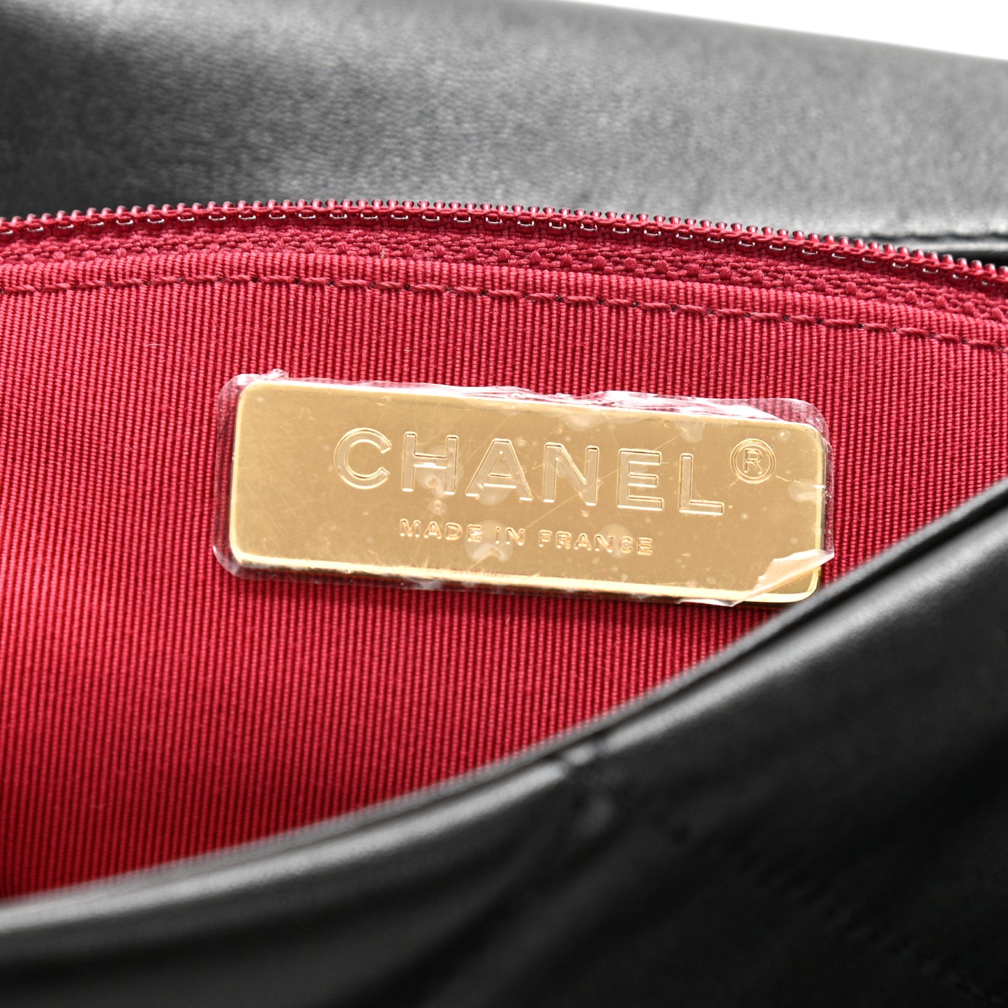 Lambskin Quilted Large Chanel 19 Flap Black