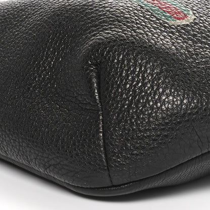 Gucci Grained Calfskin Logo Belt Bag Black 10 of 10