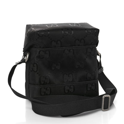 Gucci Econyl Nylon Monogram Off The Grid Messenger Bag Black 3 of 9