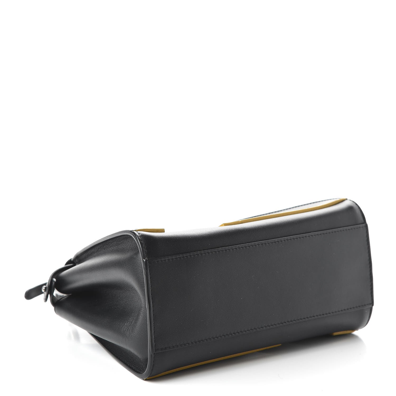 Fendi Nappa FF Mini Peekaboo Iconic Satchel Black 4 of 10
