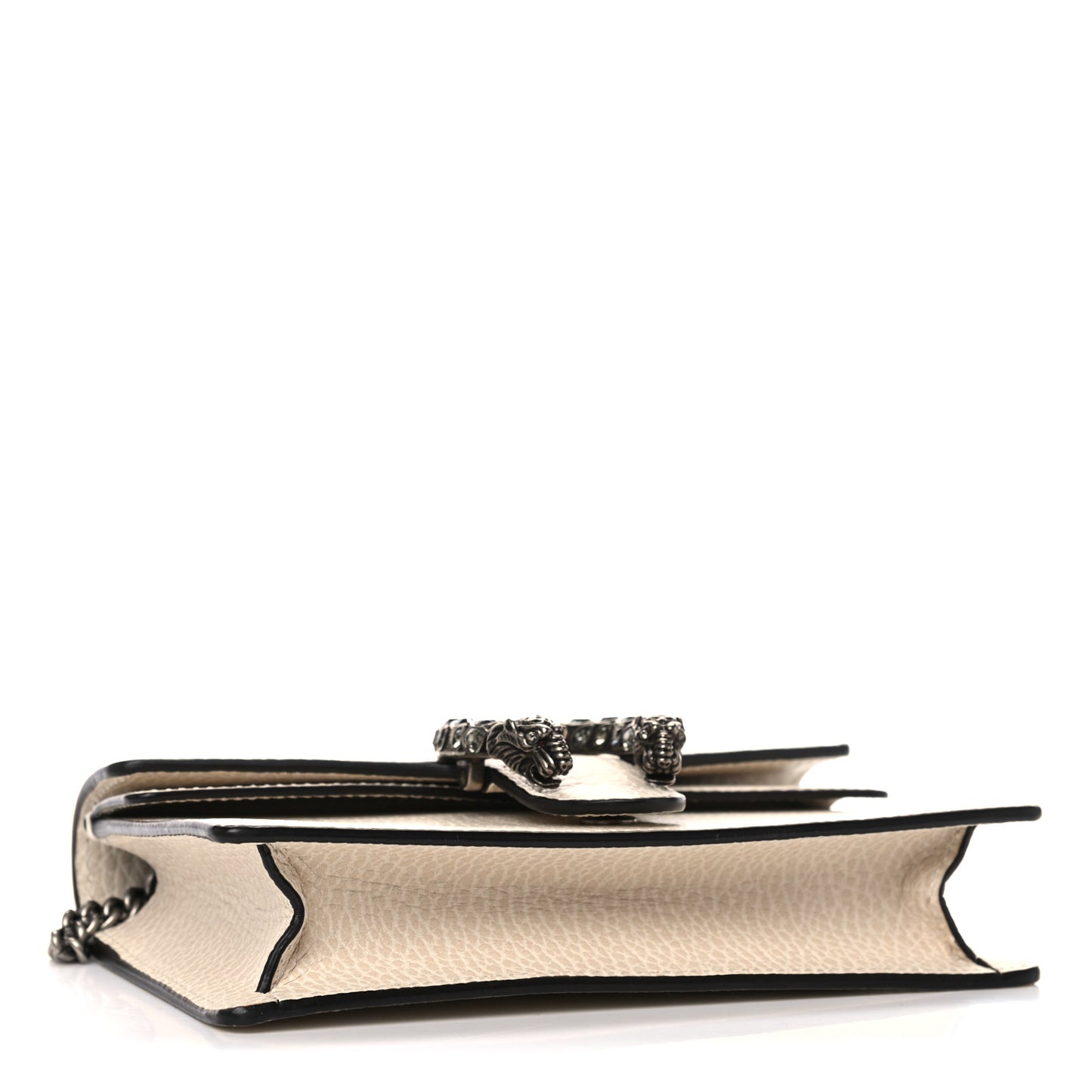 Dollar Calfskin Crystal Super Mini Dionysus Shoulder Bag Mystic White Black Diamond