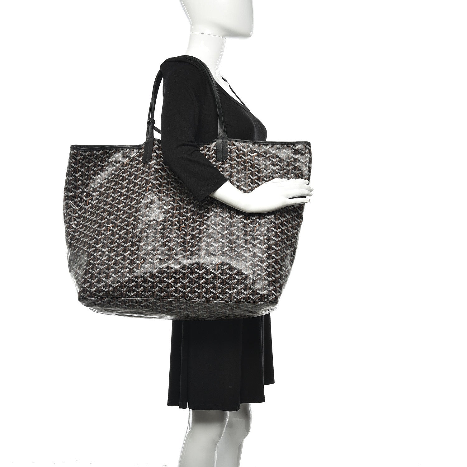 Goyard Goyardine Saint Louis XXL Black 2 of 10