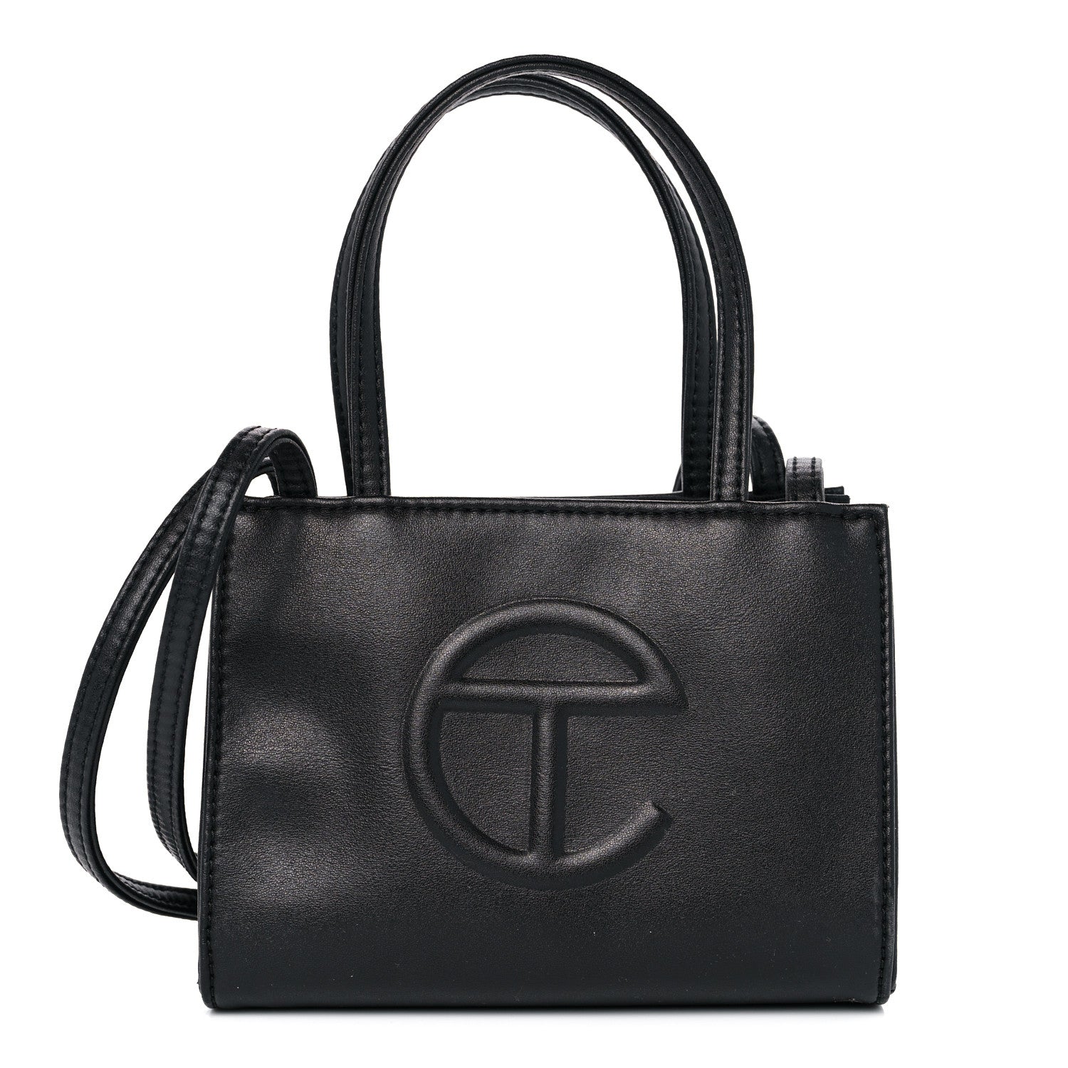 Telfar Vegan Leather Small Shopping Bag Black 1 of 10
