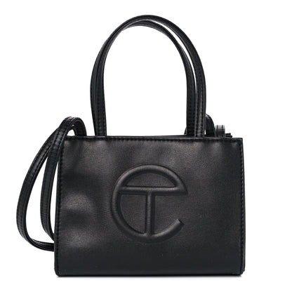 Telfar Vegan Leather Small Shopping Bag Black 1 of 10