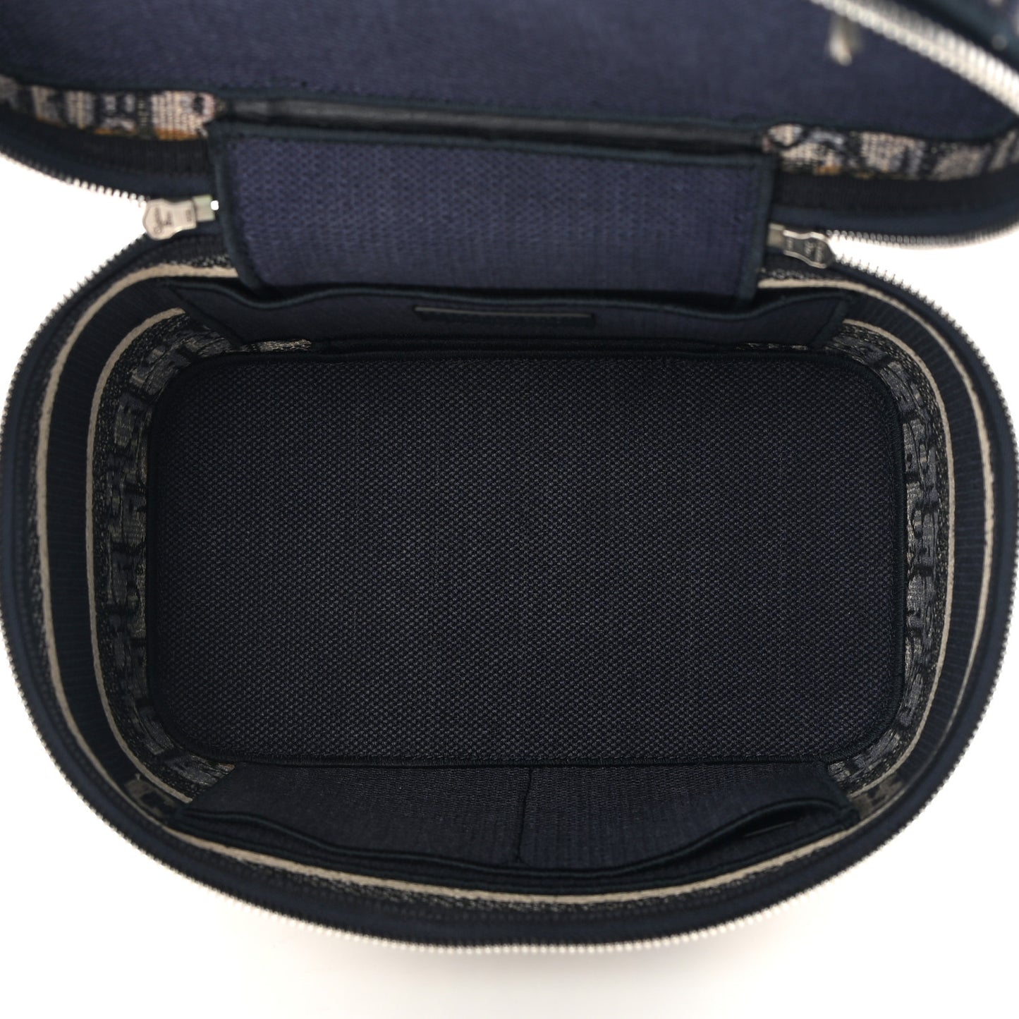 Oblique Diortravel Vanity Case Blue
