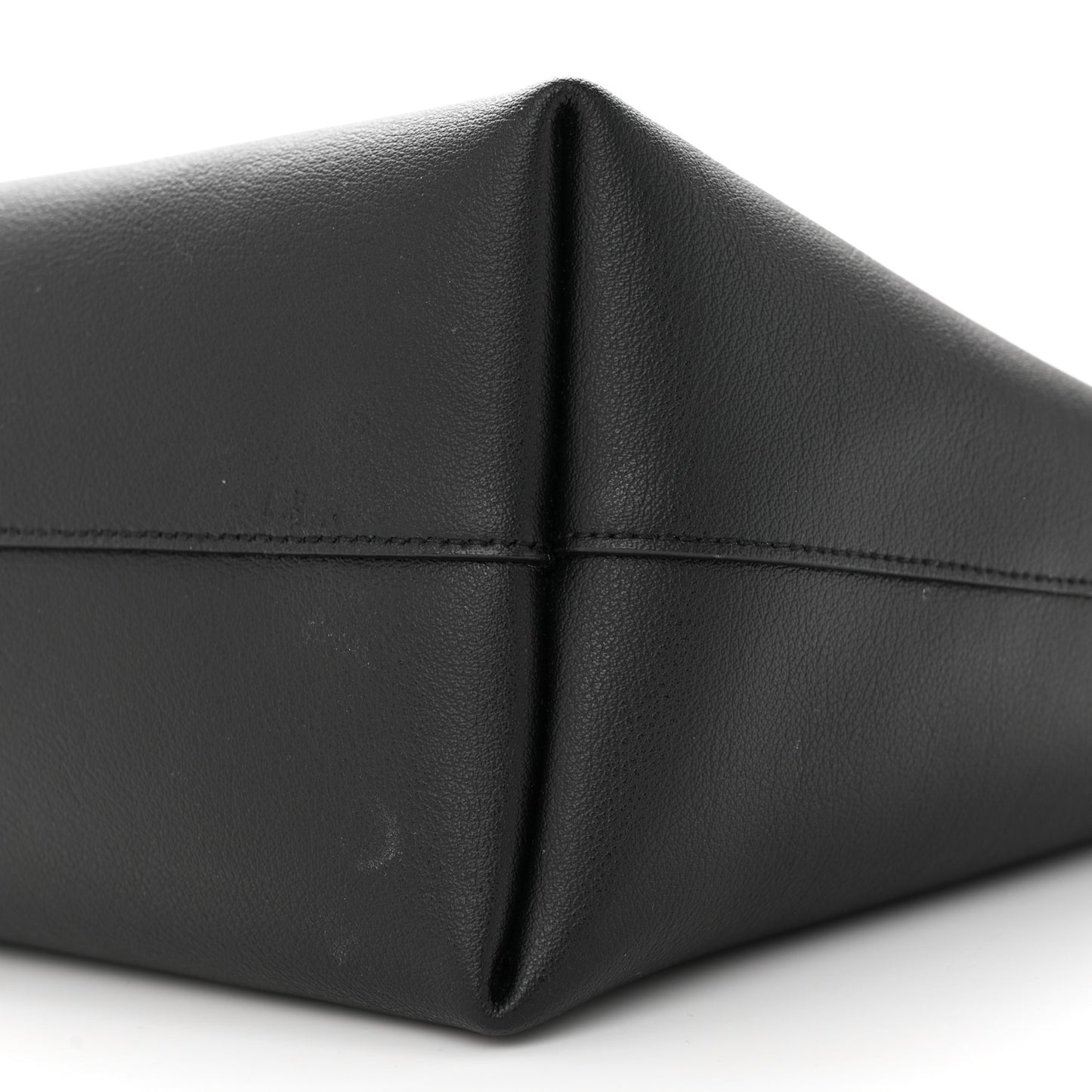 Calfskin Large Shopping Tote Black