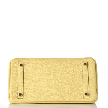 Hermes Togo Birkin 30 Jaune Poussin 6 of 36