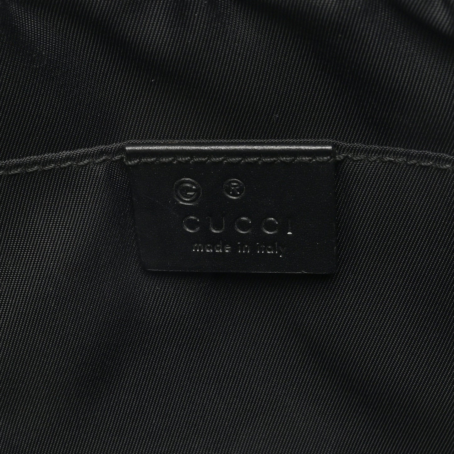 Canvas Web Slim Belt Bag Black