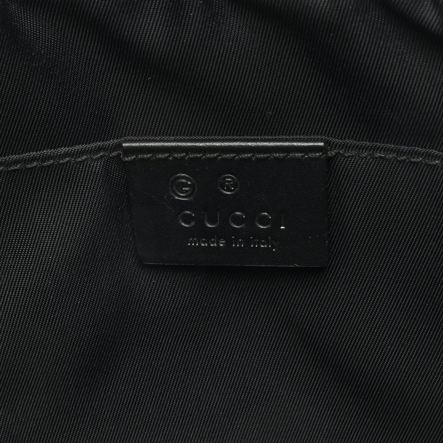 Gucci Canvas Web Slim Belt Bag Black 6 of 10