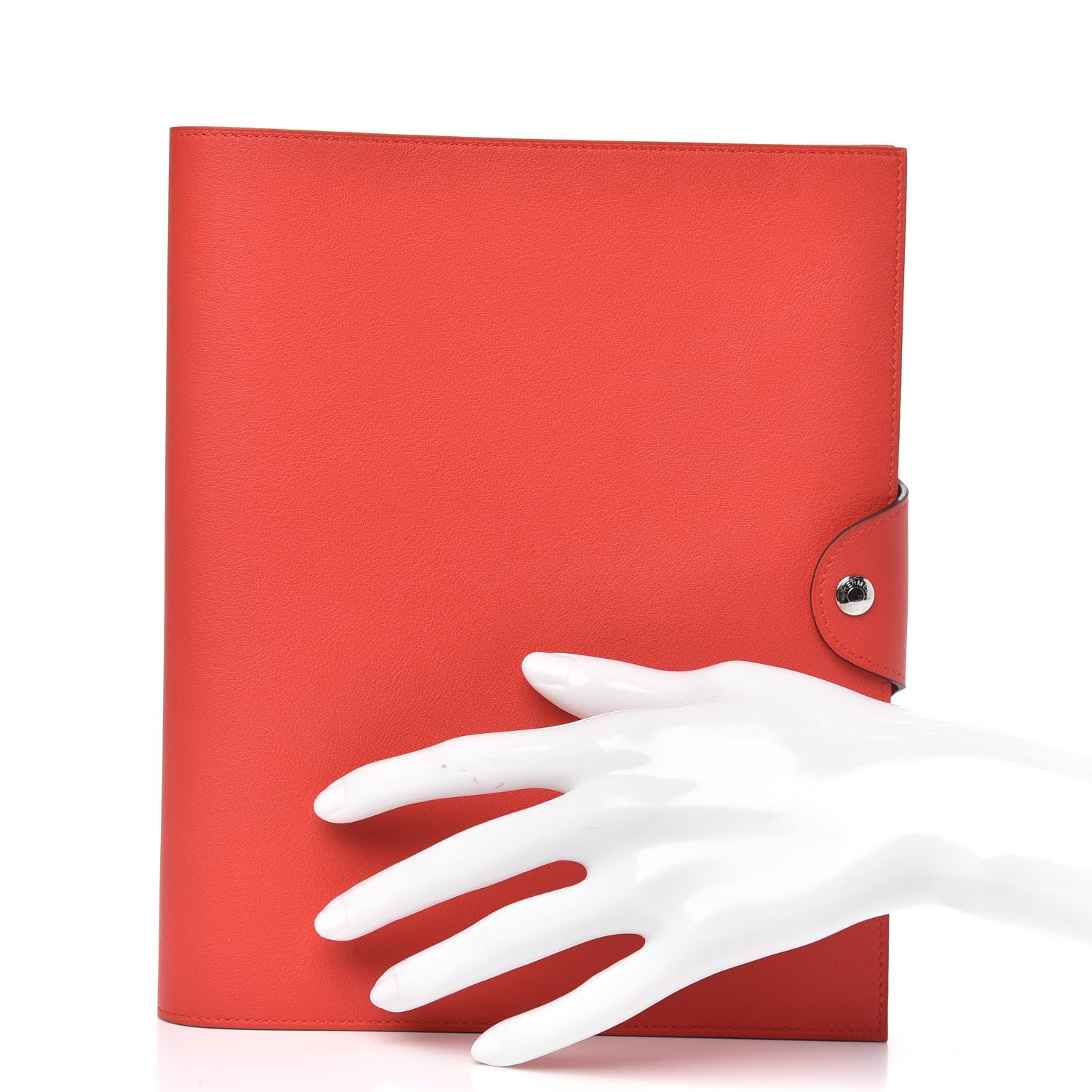 Hermes Swift Ulysse MM Notebook Cover Rouge Tomate 2 of 8