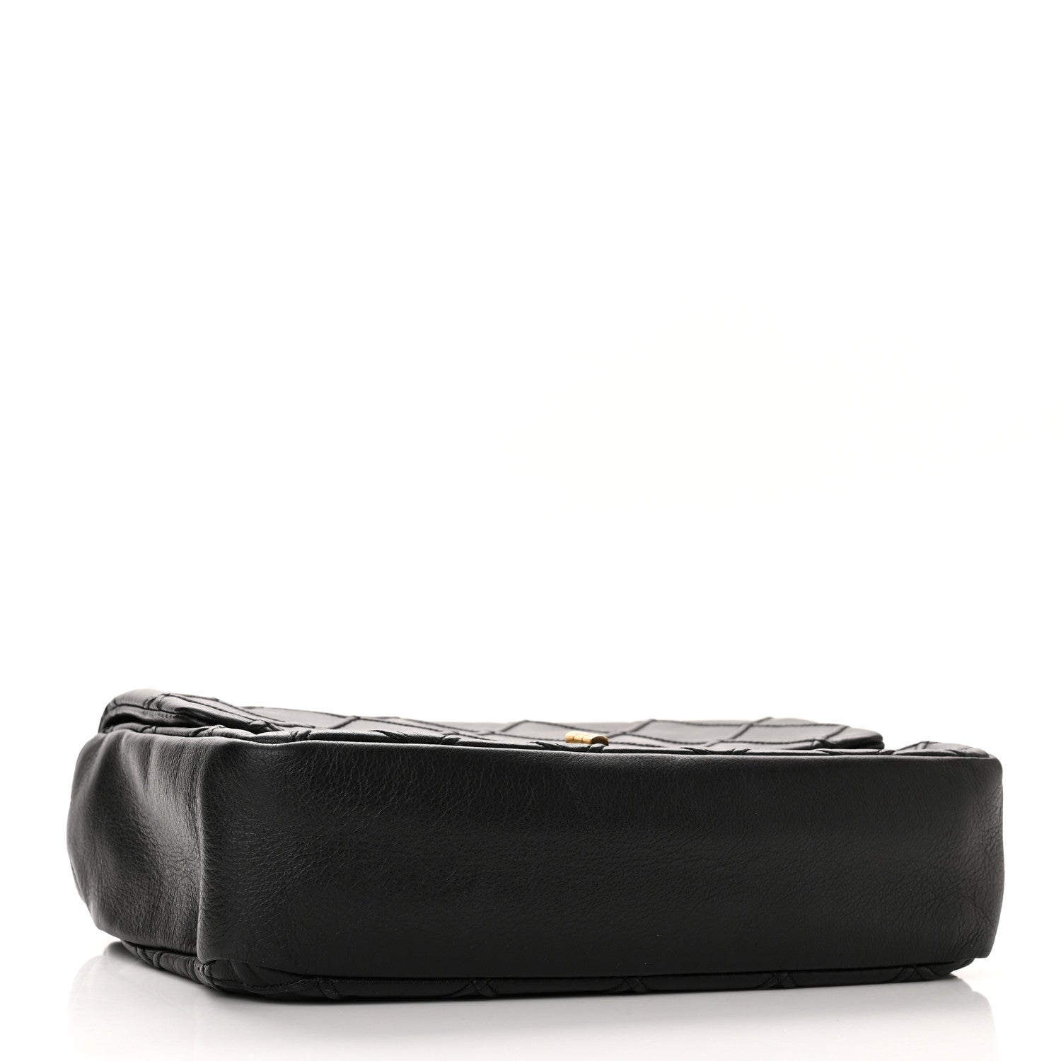 Chanel Calfskin Diamond Debossed Medium Cosmos Flap Black 4 of 10