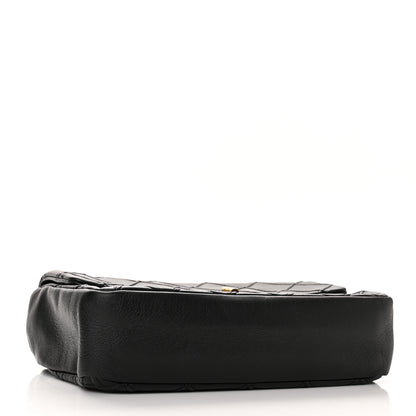 Chanel Calfskin Diamond Debossed Medium Cosmos Flap Black 4 of 10