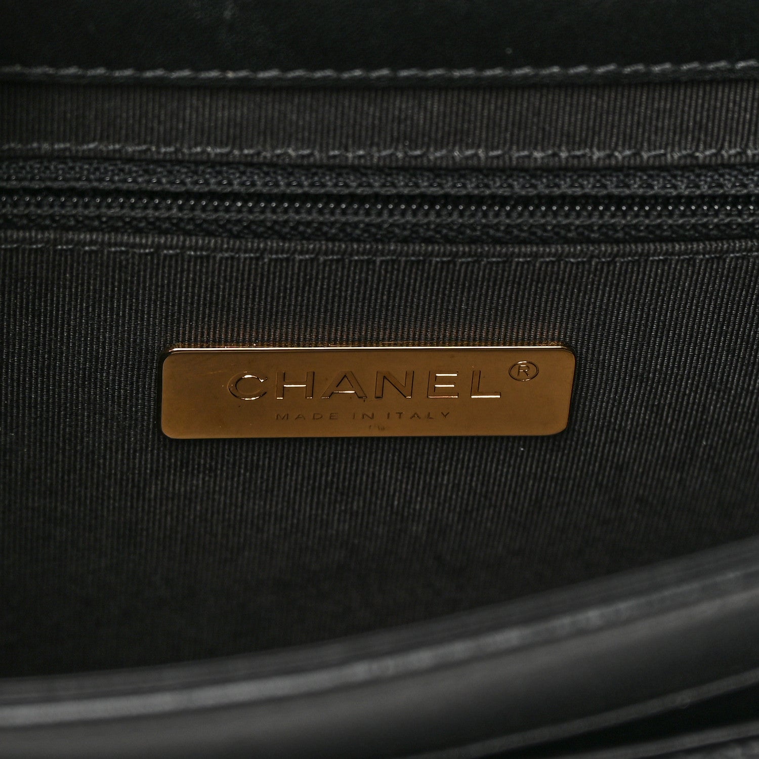 Chanel Calfskin Caviar Quilted Chain Handle Flap Black 5 of 13