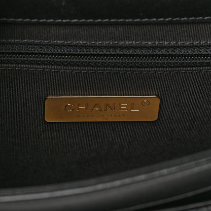 Chanel Calfskin Caviar Quilted Chain Handle Flap Black 5 of 13
