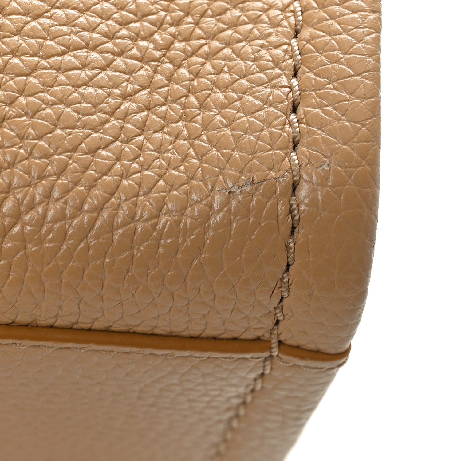 Marc Jacobs Grained Calfskin Mini The Tote Bag Camel 11 of 11