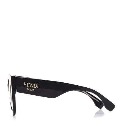 Fendi Acetate Cat Eye Sunglasses FF0435/S Black 3 of 8