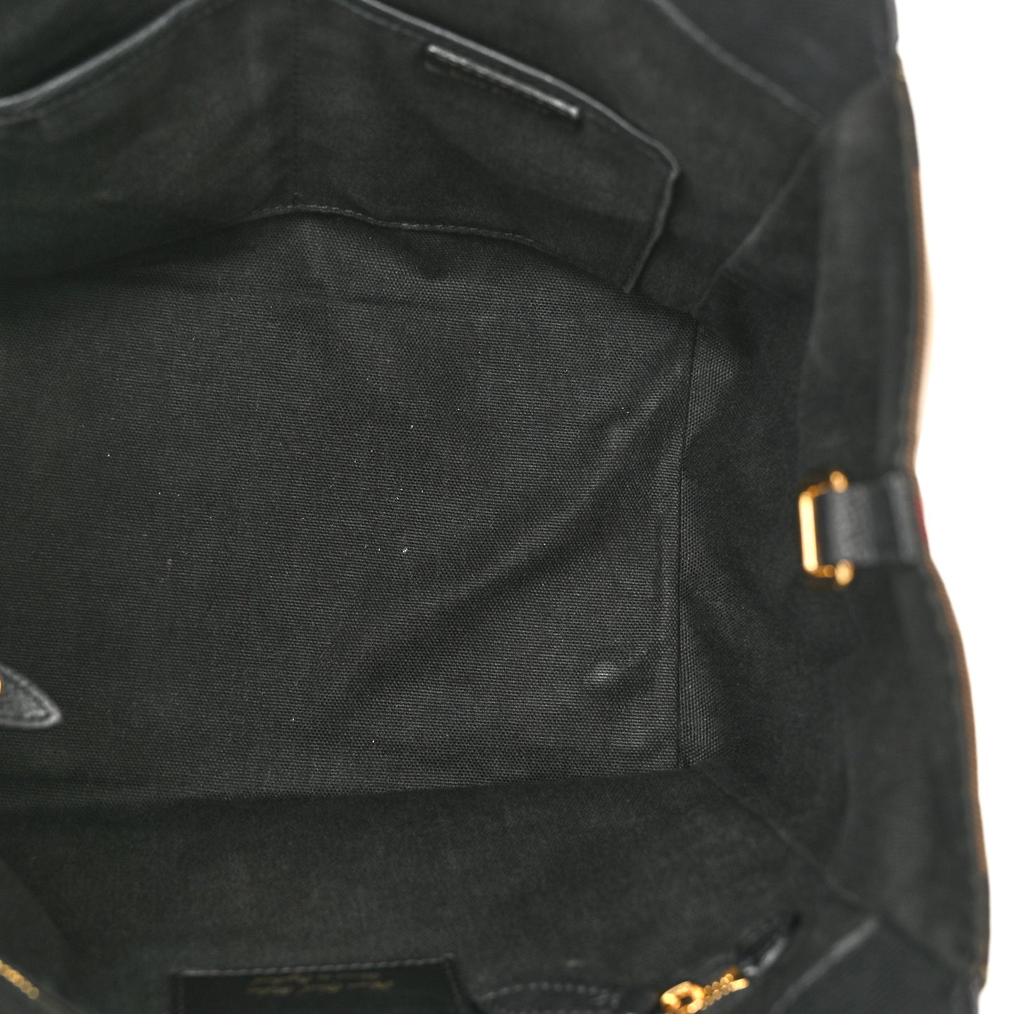 Grainy Calfskin House Check Small Canterbury Black