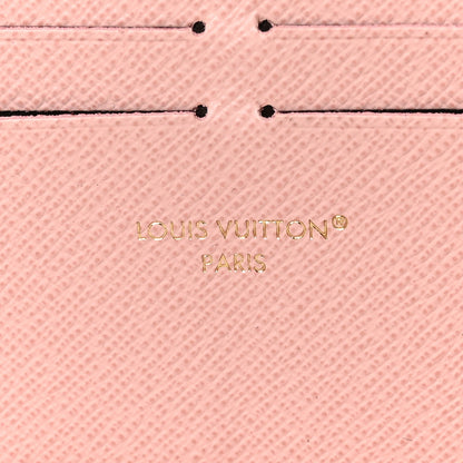 Louis Vuitton Damier Azur Clemence Wallet Rose Ballerine 6 of 7