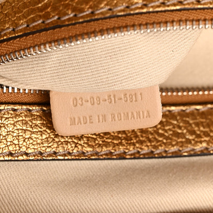 Chloe Metallic Calfskin Crystal Paddington Satchel Gold 7 of 19
